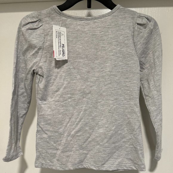 EPIC THREADS GRAY MULTI-COLRED HEART TEE - Picture 3 of 4